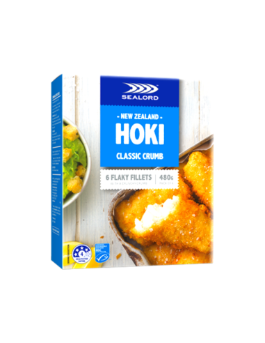 New Zealand Hoki Fillet With Crumb (6 pcs)
