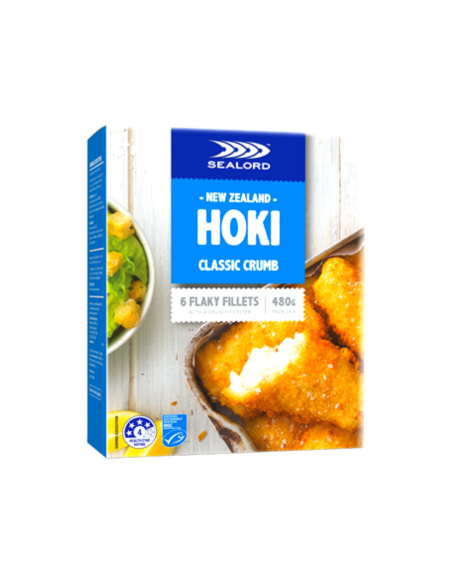 New Zealand Hoki Fillet With Crumb (6 pcs)