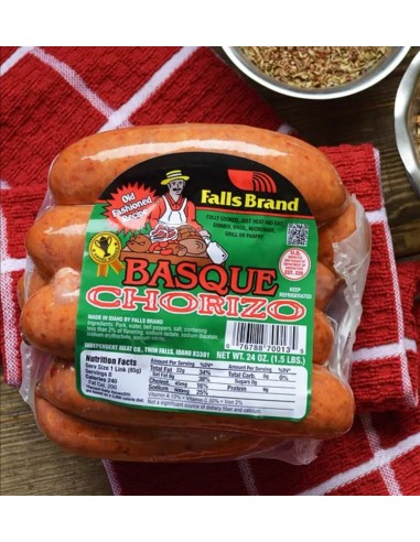 US Falls Brand Basque Chorizos (85gx8)
