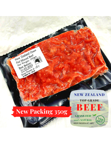 New Zealand Grass Fed 90% Lean Minced Beef (350g)