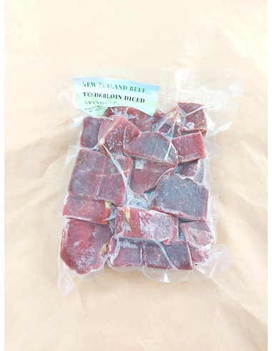 New Zealand Grass Fed Beef Tenderloin Diced (~400g)