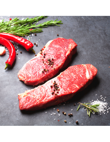 Australian or New Zealand Grass Fed Beef Striploin Steaks  (3-4pcs)