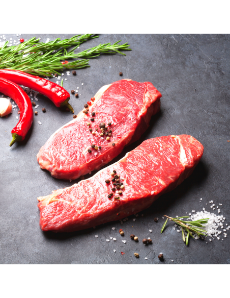 Australian or New Zealand Grass Fed Beef Striploin Steaks  (3-4pcs)