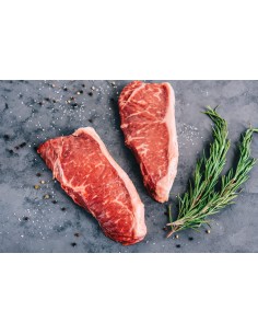 New Zealand Prime Grass Fed Beef Striploin Steaks 2.5cm (2pcs)