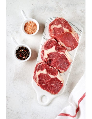 New Zealand Prime Grass Fed Beef Rib Eye Steaks 2.5cm (2pcs)