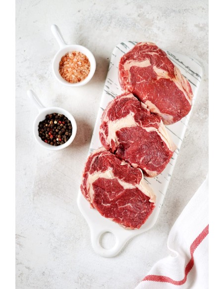 New Zealand Prime Grass Fed Beef Rib Eye Steaks 2.5cm (2pcs)