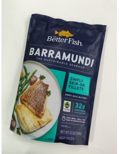 The Better Fish Barramundi Fillet Skin On and Boneless 340g