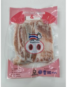 Thai Hormones Free Pork Belly Thin Slices Skin Off 300g 2