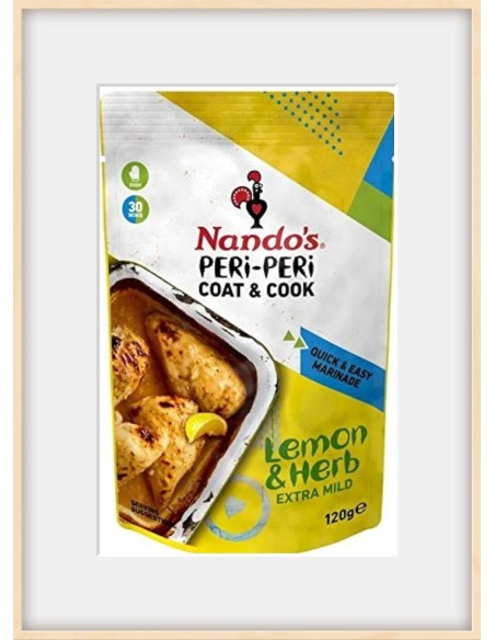 Nando's Lemon & Herb Peri-Peri Coat & Cook Marinade 120g