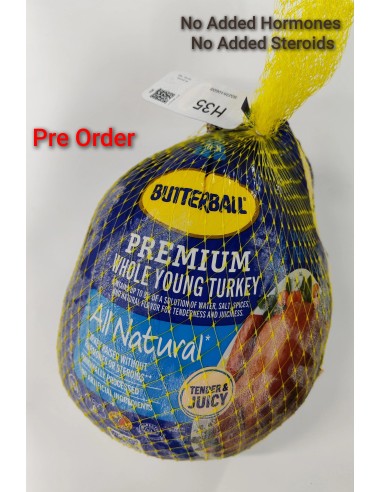 USA Butterball Uncooked Whole Young Turkey (10-14 lbs)