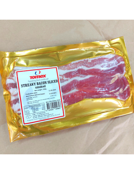 Dutch Smoked Streaky Bacon Slices (200g)