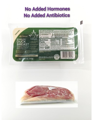 US Maple Leaf Farms All Natural Boneless Duck Breast Original (142g)