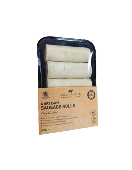 UK Donald Russell Artisan Sausage Rolls (4 pcs)