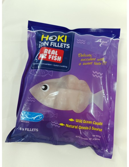 New Zealand Wild Hoki Fish Fillet Skinless (400g)