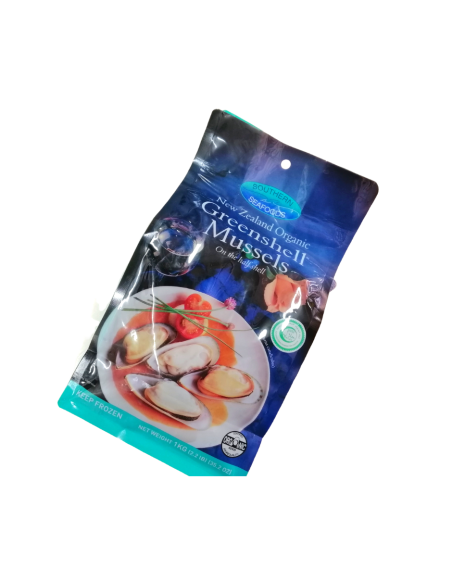 New Zealand Organic Greenshell Mussels (1kg)