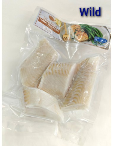 Greenland Wild Halibut fillet Steak Skinless (300g)