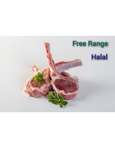 Mongolian Free Range French Cut Lamb Chops 500g (6 pcs)