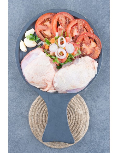 Thai Hormones Free Chicken Thigh Boneless & Skin On (1kg)