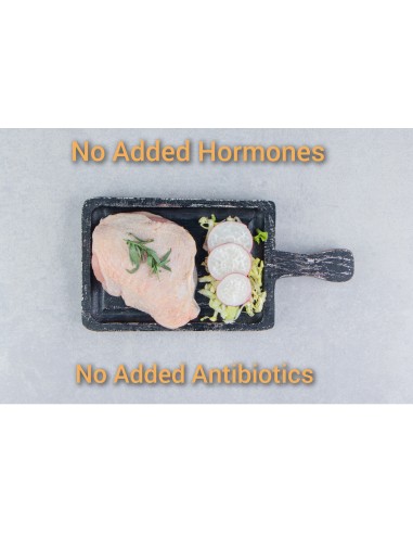 Thai Hormones Free Chicken Thigh Boneless & Skin On (1kg)