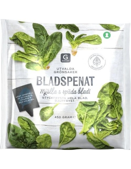 Belgium Frozen Spinach Leaves (450g)