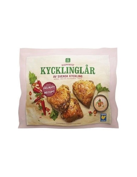 Swedish Hormones Free Chicken Thigh Bone In & Skin On (1kg)
