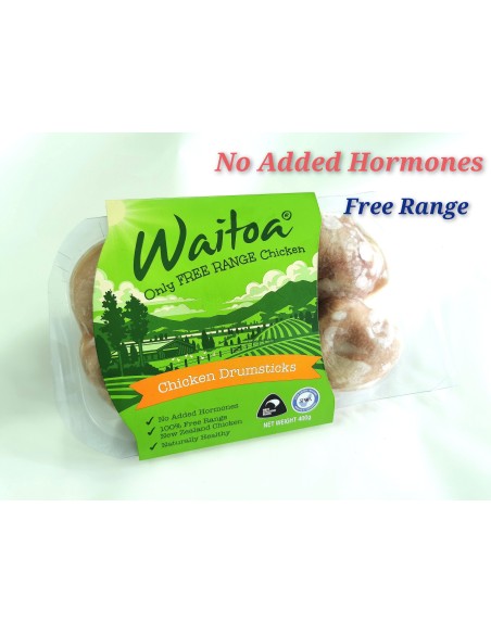 New Zealand Waitoa Free Range Natural Chicken Drumsticks (4-5 pcs)7