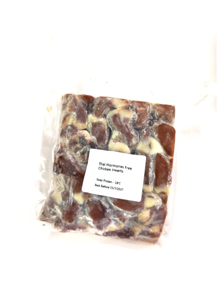 Thai 100% Natural Chicken Hearts (approx 500g)