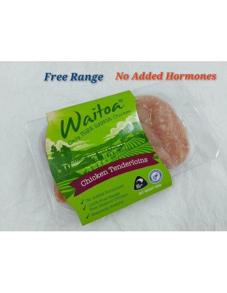New Zealand Waitoa Free Range Hormones Free Chicken Tenderloin (400g)