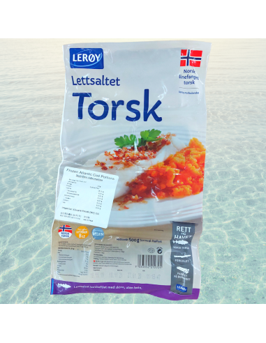 Norwegian Leroy Wild Cod Fillet Steak (125gx4)