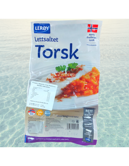 Norwegian Leroy Wild Cod Fillet Steak (125gx4)