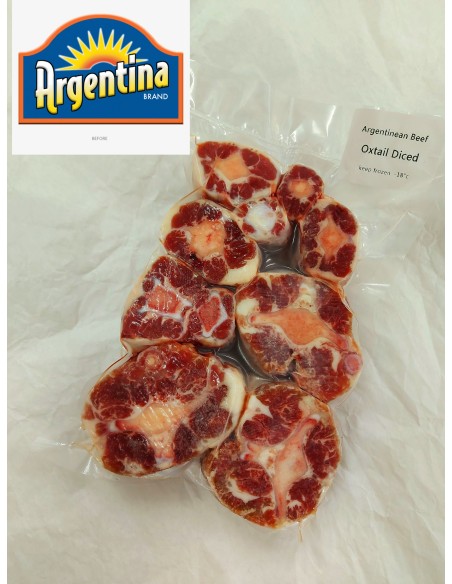 Argentinean Beef Oxtail Diced Halal (~700g)