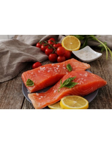 Norwegian Salmon Fillet Steak Skin on (~500g)